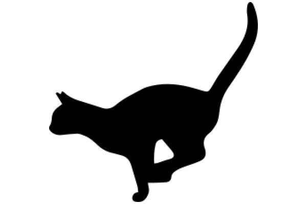 Silhouette of a Cat: A Graphic Design