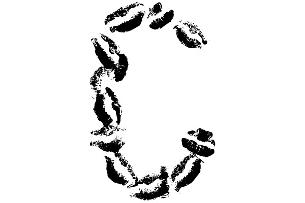 Lipstick Stains in a Circular Pattern