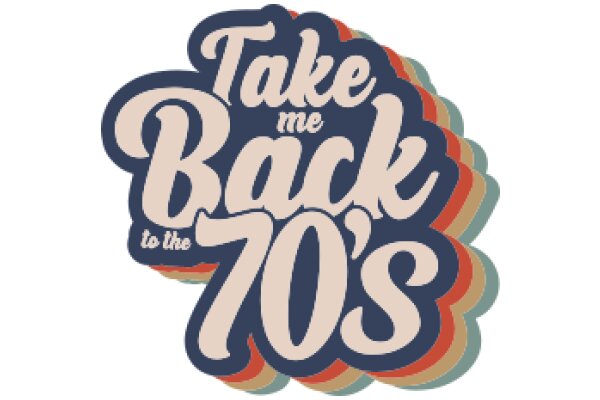 Vintage-Inspired 'Take Me Back to the 70s' Logo