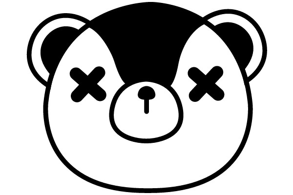 Sleepy Panda Silhouette