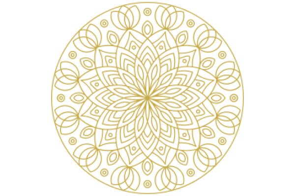 Golden Mandala Design: A Symbol of Balance and Harmony