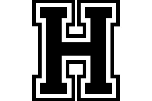 Bold Capital Letter H