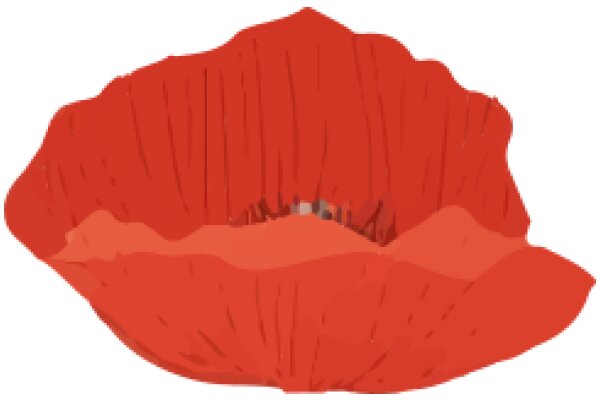 Vivid Red Flower with Detailed Petals
