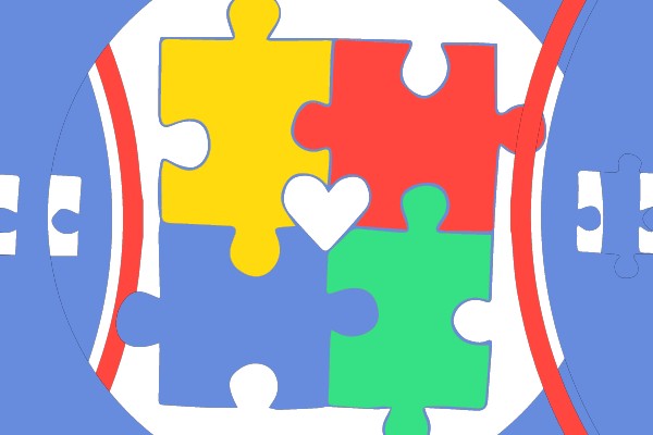 Autism Mom Puzzle Pieces Awareness Symbol