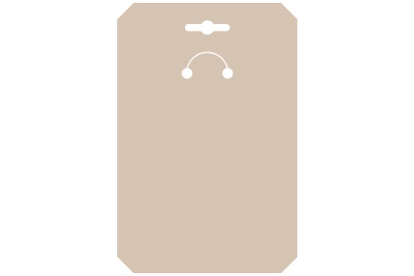 A Blank Canvas: An AI-Generated Image of a Beige Background with a Simple Icon of a Smiley Face