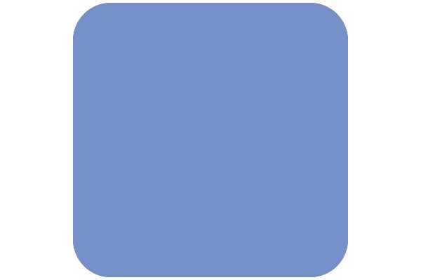 A Solid Blue Square