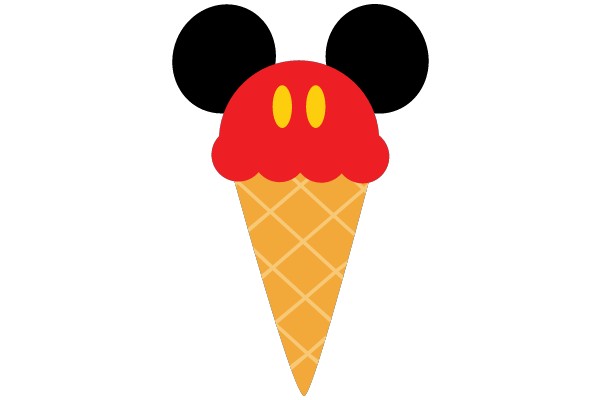 Mickey Mouse Ice Cream Cone