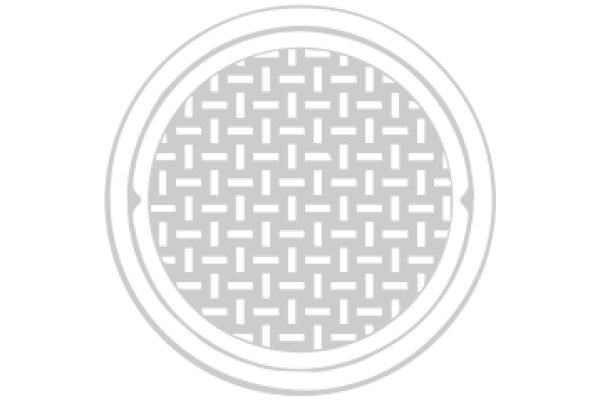 A Close-up of a Round Design with Geometric Patterns