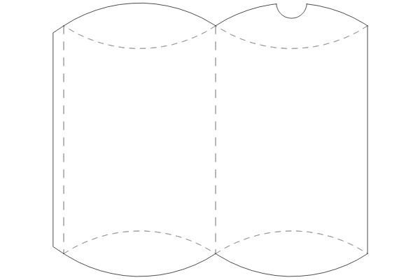 Template for a Foldable Paper Sleeve