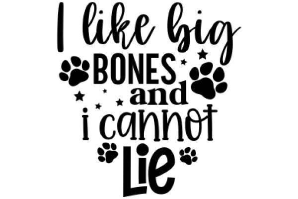 A Playful Affirmation: 'I Like Big Bones and I Cannot Lie' - A Humorous Take on the Famous Quote