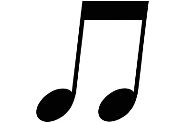 Simplistic Icon of a Musical Note