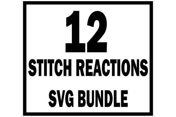 12 Stitch Reactions SVG Bundle