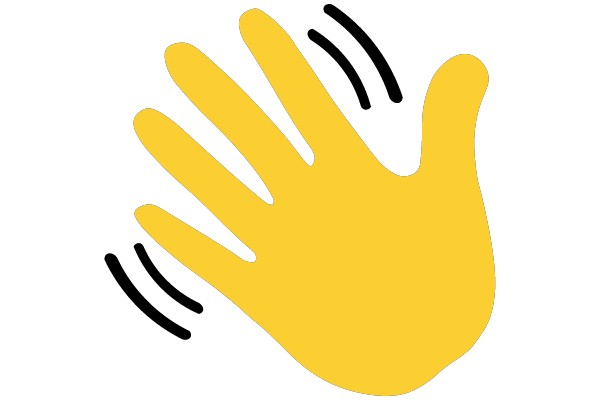 Welcome Gesture in Yellow and Black