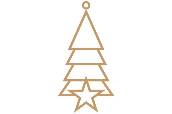 A Festive Christmas Tree Logo