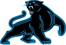 Vivid Blue Panther Logo