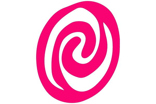 Pink and White Spiral