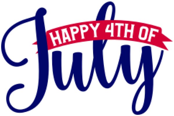 Celebrating the Spirit of Independence Day with a Festive 'Happy 4th of July' Banner
