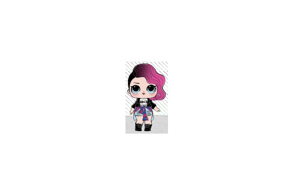 Stylish Character with Bold Accessories