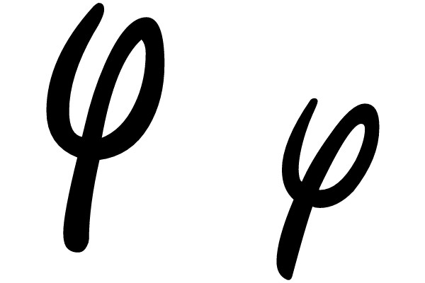Two Greek Letters ϕ ϕ