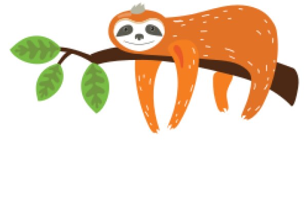 A Playful Sloth's Adventure: A Whimsical Illustration