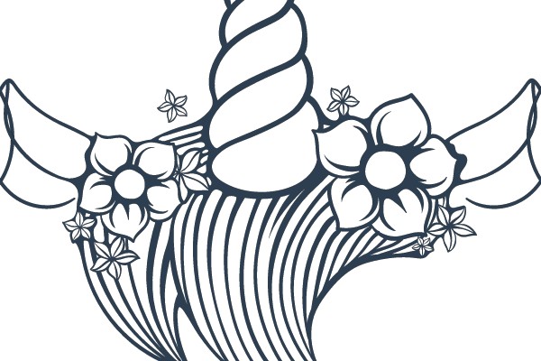 Enchanted Floral Unicorn