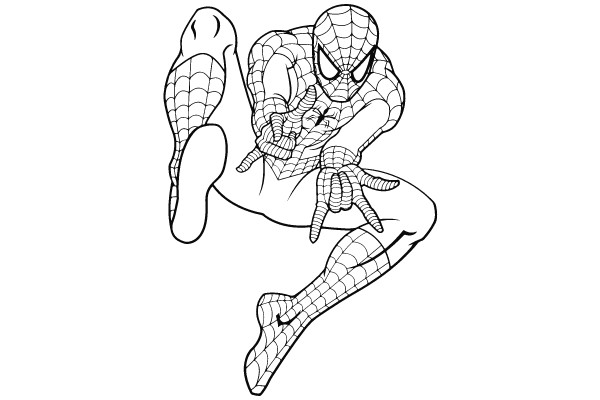 Spider-Man Coloring Page