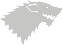 Silhouette of a Wolf's Head
