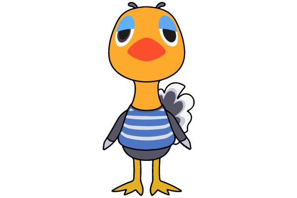 Adorable Avian Avenger: The Cartoon Chickadee Crusader