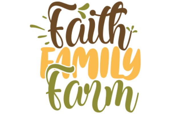 Faith, Family, Farm: A Graphic Design Showcasing the Importance of These Three Elements in Life