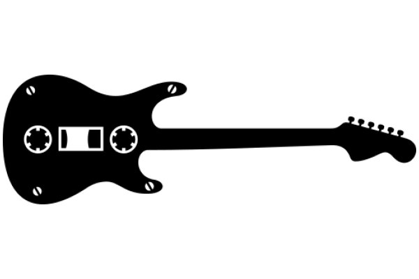 Guitar Icon with Cable