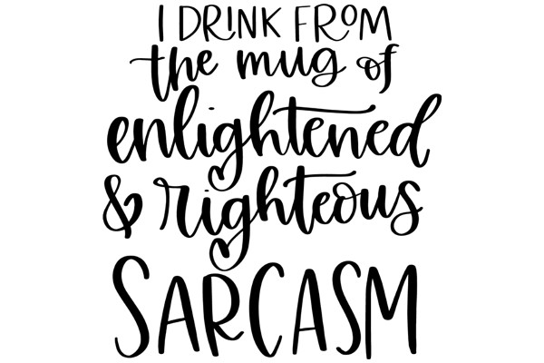 A Humorous Take on Sarcasm: A Mug of Enlightened and Righteous Sarcasm