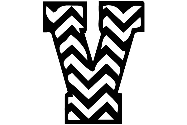 Bold Chevron Letter V