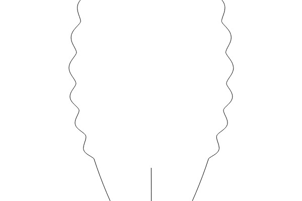 A Simple Line Drawing: A Blank Canvas for Imagination