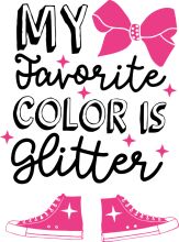 My Favorite Color is Glitter: A Playful Celebration of Individuality and Style