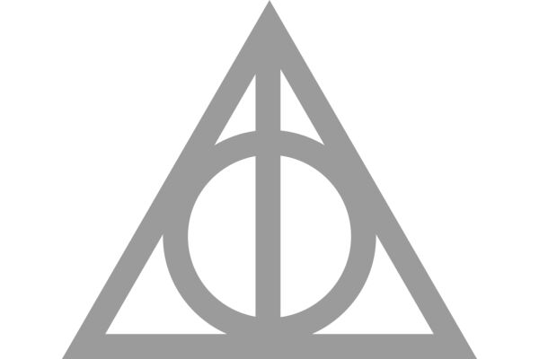 A Symbol of Mystery and Magic: The Grey Triangle with a Circle Inside
