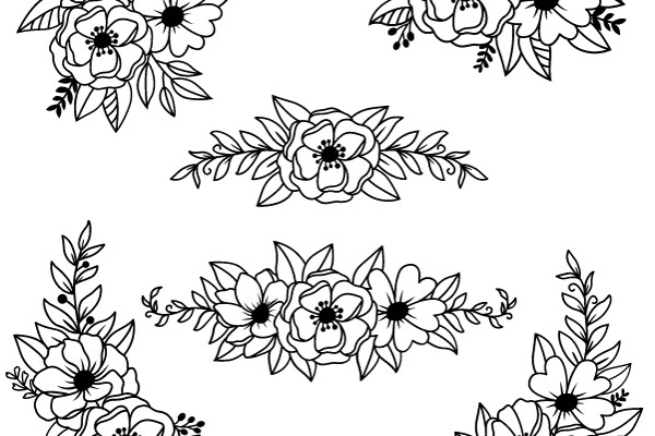 Elegant Floral Designs: A Collection of Floral Patterns