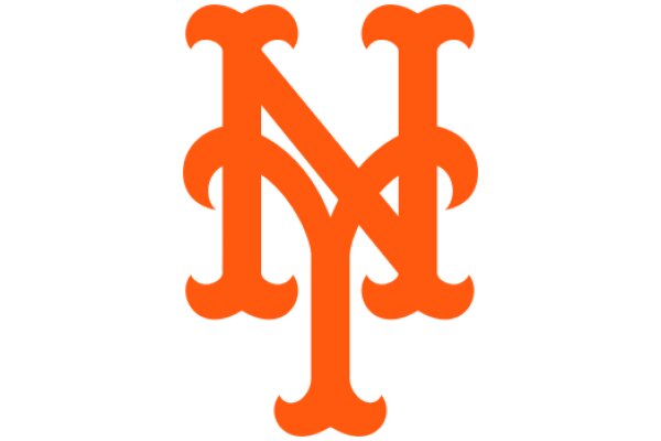 Vibrant Orange Logo with Curved Design