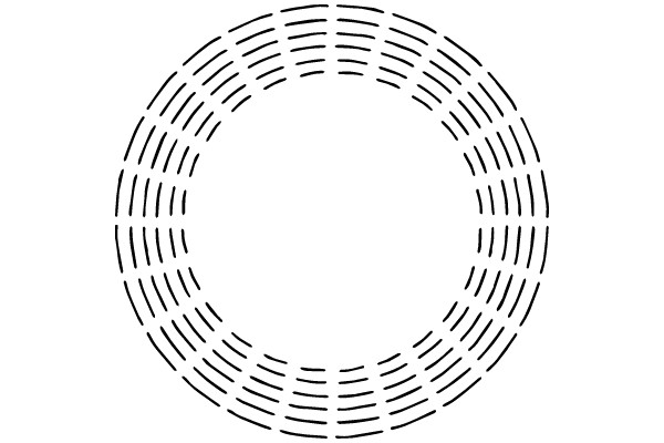 Circular Radial Pattern Diagram