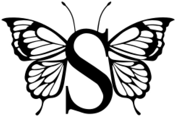 Stylized Butterfly Logo with Letter 'S'