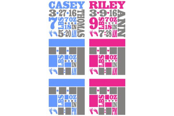Celebrating Friendship: A Graphic Tribute to Casey and Riley
