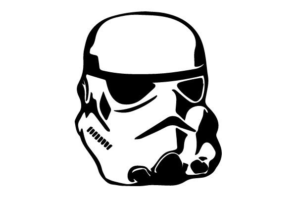 Stormtrooper Helmet Silhouette