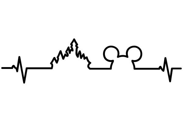 Electrocardiogram with EKG Wave Patterns