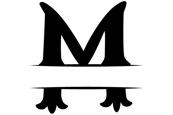 Eyes and Feet Peeking Out from Behind the Letter 