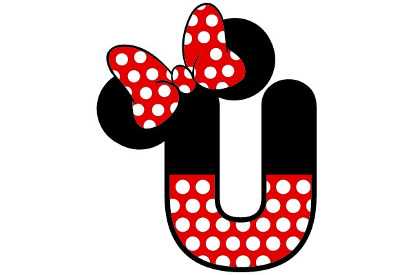 Minnie Mouse Polka Dot Initial