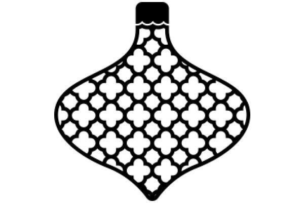 Stylized Decorative Piece with Floral Patterns