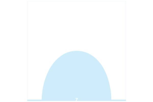 A Simple, Clean Design: A Blue Circle on a White Background