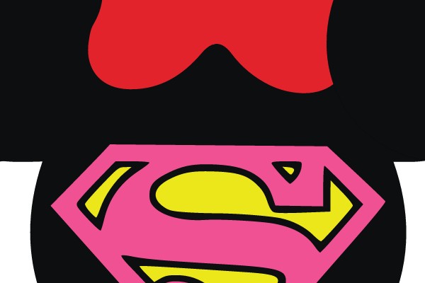 Minnie Mouse and Superman Mashup