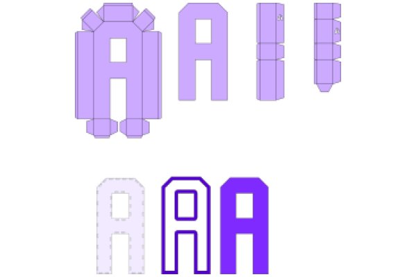Alphabet Art: A Purple A to Z