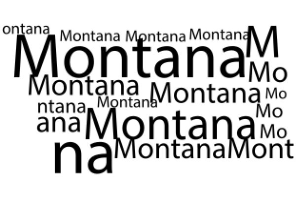 Word Cloud: A Visual Representation of the Names of Montana's Cities and Towns