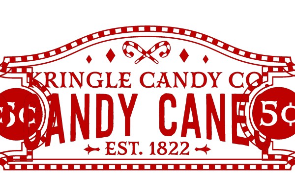Kringle Candy Co. Candy Canes Est. 1822